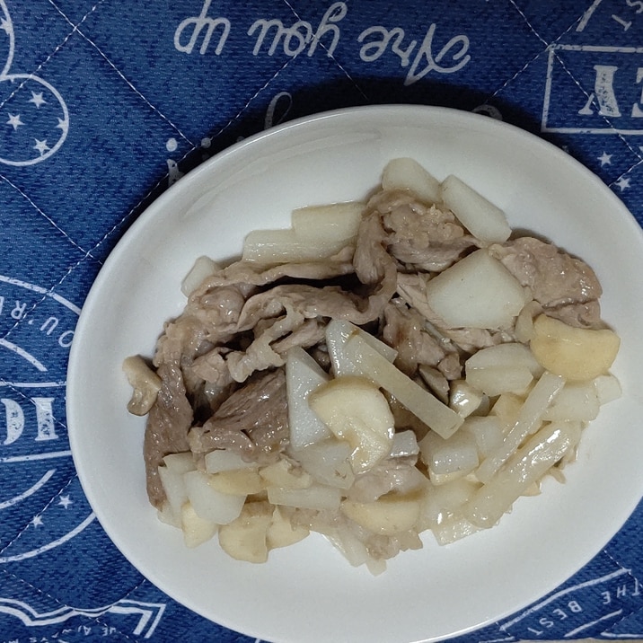 豚肉と大根炒め